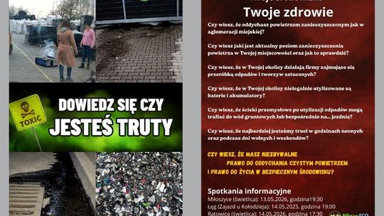 "Czy wiesz, że jesteśmy truci?" Mieszkańcy ruszyli z akcją ulotkową