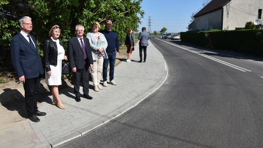 Droga powiatowa Gać-Psary przebudowana i odebrana