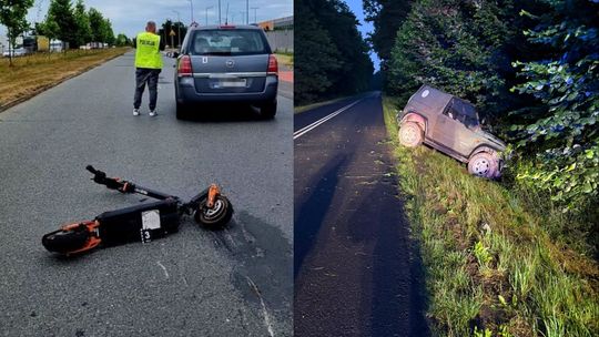 Dwa groźne zdarzenia drogowe jednego dnia