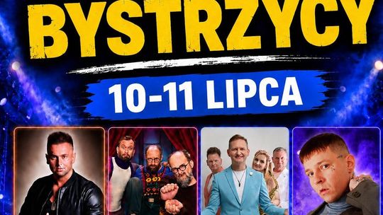 Mamy komplet wykonawców Dni Bystrzycy 2026. Zaskoczeni?