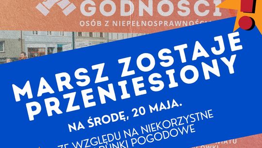 Marsz Godności przełożony. Z piątku na środę