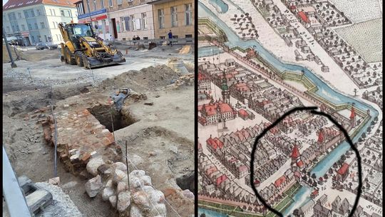 Można zobaczyć fragment Bramy Brzeskiej, ale... warto się pospieszyć