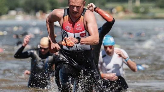 Nasz strażak ukończył morderczy triathlon