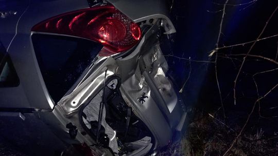 Nocną przejażdżkę zakończyła w rowie