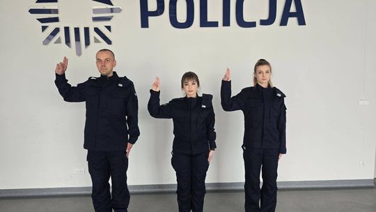 Nowi funkcjonariusze w Komendzie Powiatowej Policji