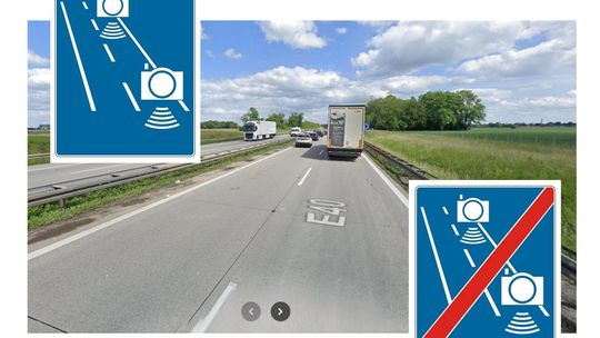 Nowy odcinkowy pomiar prędkości od dziś już się nie kryje