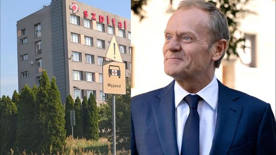 Donald Tusk i szpital w Oławie