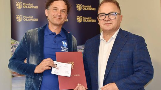 Piotr Kutela pierwszym w powiecie społecznym opiekunem zabytków