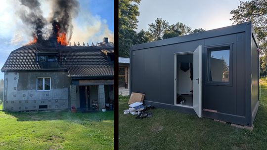 Pół domu spalone. Gminy pomagają