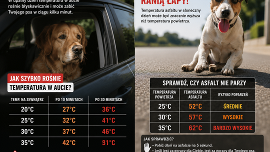 Psy w takie upały cierpią, a może być znacznie gorzej...