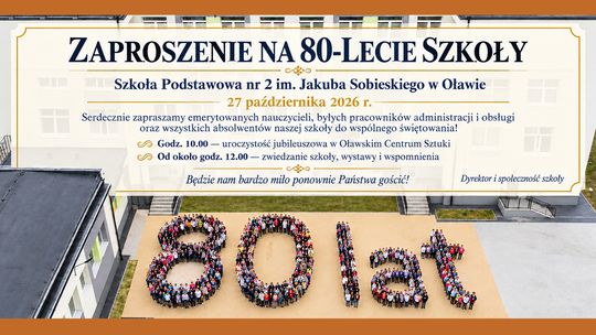 SP nr 2 będzie świętować swoje 80-lecie!