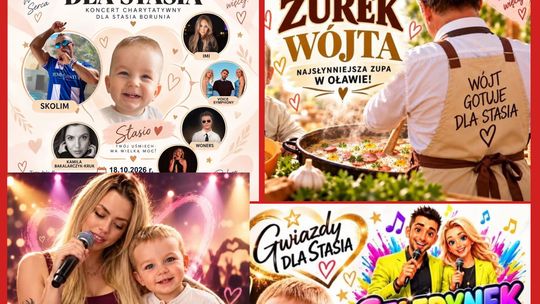 To będzie jedna wielka orkiestra serc dla Stasia