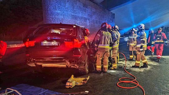 Trudny poranek dla podróżujących autostradą A4 w kierunku Wrocławia