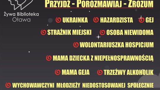 Ukrainka, gej, hazardzista.... Skorzystaj z Żywej Biblioteki, "wypożycz" i porozmawiaj