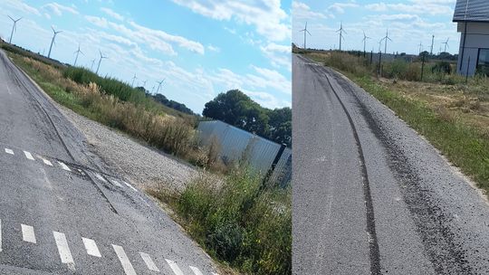 W Oławie też ktoś chciał "zaorać" asfalt?