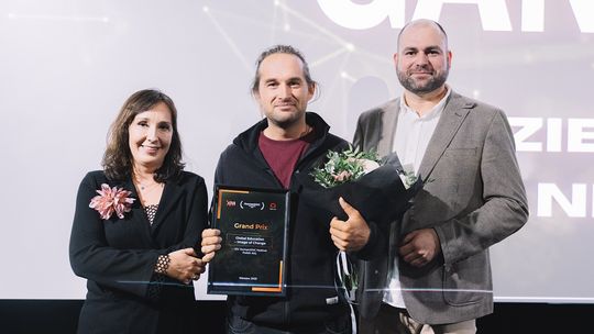 Wojciech Ganczarek z Grand Prix Festiwalu HumanDOC