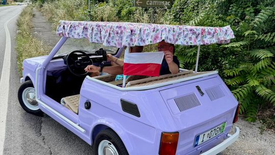 Z ziemi włoskiej do... Oławy. Fiacikiem 126 Jolly