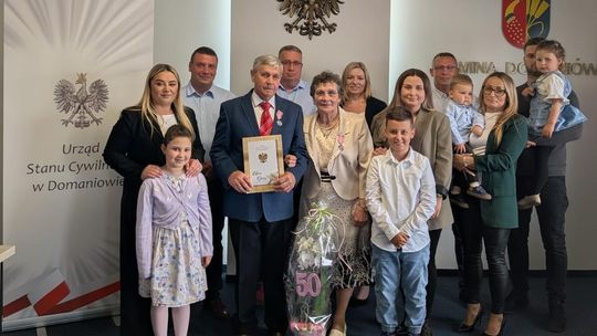 Złote Gody Mirosławy i Stanisława Turowskich