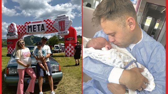 Zuzia. "Dziecko Rajdu Koguta" - urodzona na mecie