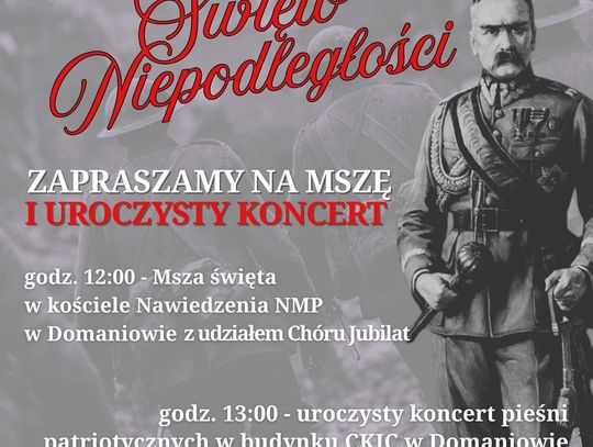 11 listopada – Święto Niepodległości w Domaniowie
