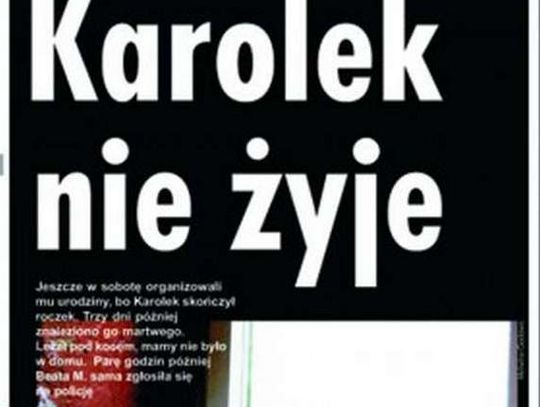 12 lat więzienia za śmierć Karolka