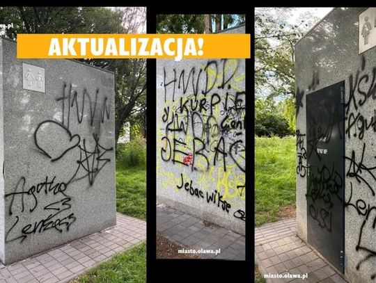 14-latka zdewastowała szalet miejski. Matka zgłosiła się w ostatniej chwili