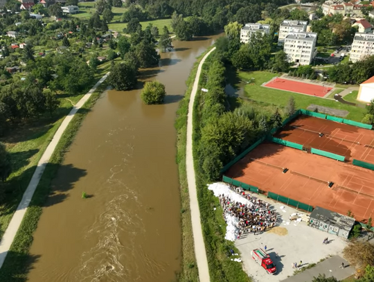 18 września. Rzeki Oława i Odra z lotu ptaka