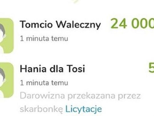 24 tysiące od Tomcia dla Tosi