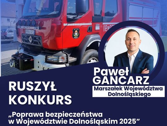 3,5 miliona złotych dla dolnośląskich gmin na wozy strażackie!