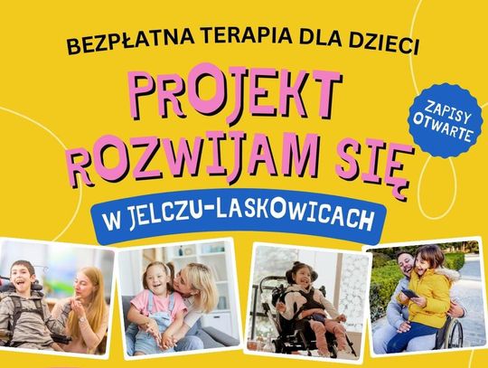 Trwają zapisy na  bezpłatną terapię dla osób niepełnosprawnych w wieku do 25 lat