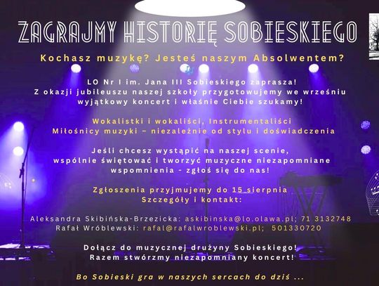 Absolwenci Sobieskiego – szukamy Was!!!