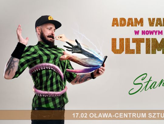 Adam Van Bendler w Oławie. Są jeszcze bilety na stand-up