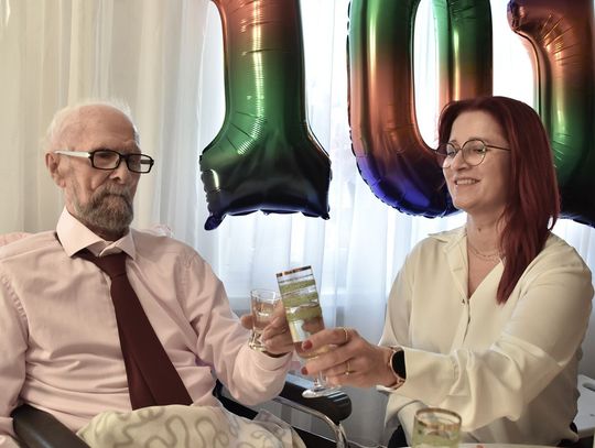 Adolf Kmieć z Oławy skończył 101 lat. Jest jedynym mężczyzną w gronie oławskich stulatków