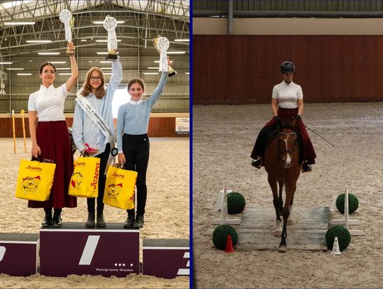 Alicja Grabowska z Oławy zajęła II miejsce w zawodach Working Equitation