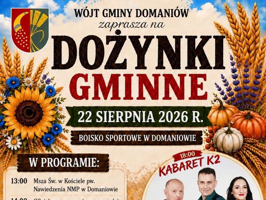 Andrzej Piaseczny wystąpi na dożynkach w Domaniowie