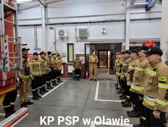 Awanse w oławskiej jednostce ratowniczo-gaśniczej