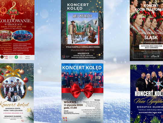 Będą kolędować aż w sześciu miejscowościach