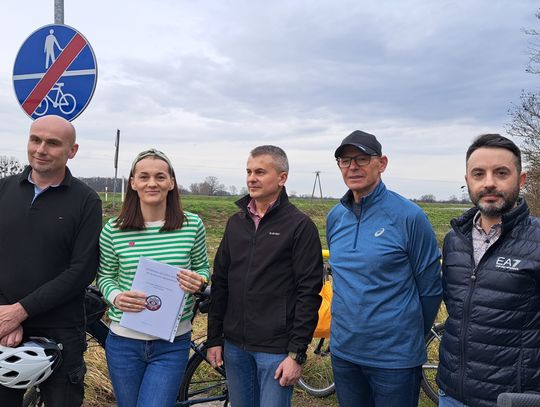 Będzie petycja w sprawie ścieżki rowerowej Oława-J-L
