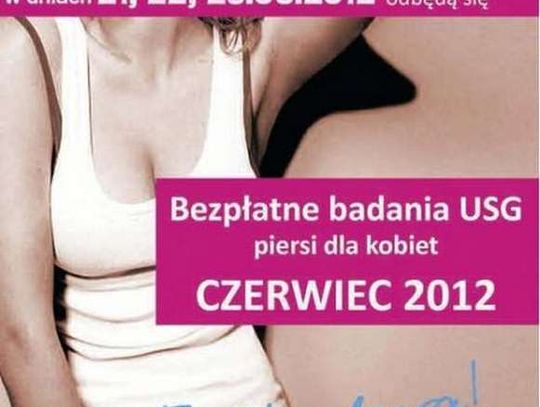 Bezpłatne badania piersi