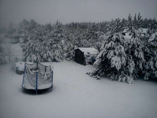 Białe święta w powiecie