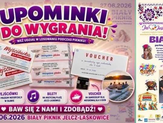 Biały Piknik coraz bliżej. Wystąpi Kordian, będą nagrody i atrakcje dla całych rodzin