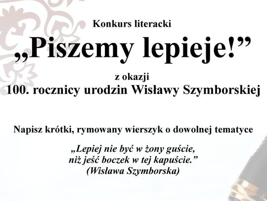 Biblioteka "Koronka" organizuje konkurs literacki