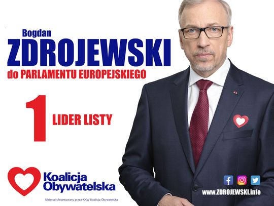 Bogdan Zdrojewski do Parlamentu Europejskiego