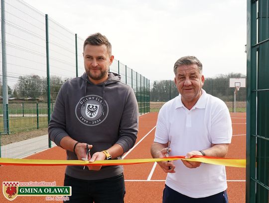 Boisko i korty w Bystrzycy już gotowe