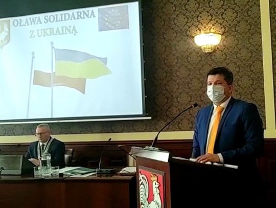Burmistrz Oławy: Zwracam się do wszystkich mieszkańców, zwłaszcza tych pochodzenia ukraińskiego!