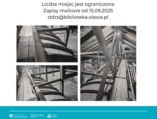 Byłeś nad sklepieniem kościoła? Raczej nie. Teraz masz szansę. Jedyną w swoim rodzaju