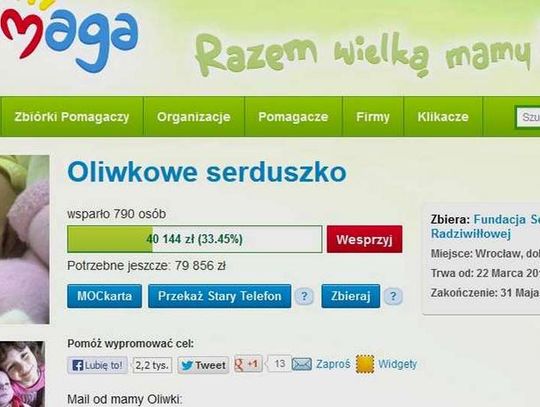 Charytatywny festiwal muzyczny. Pomóż Oliwii