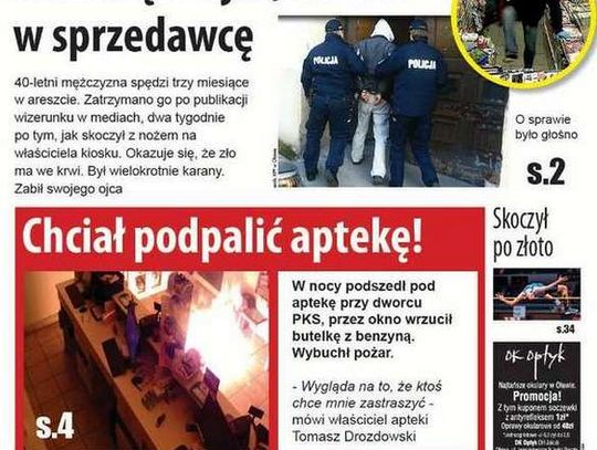Chciał podpalić aptekę. ZOBACZ VIDEO