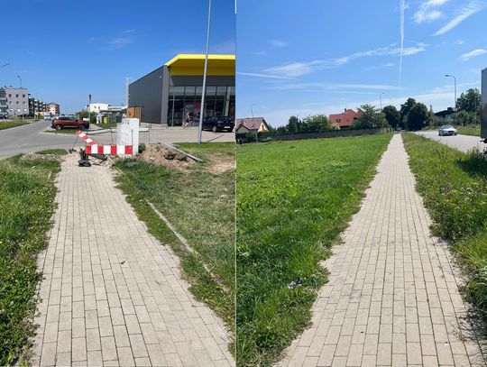 Chodniki w Oławie zarastają, ale znów nikt nie reaguje