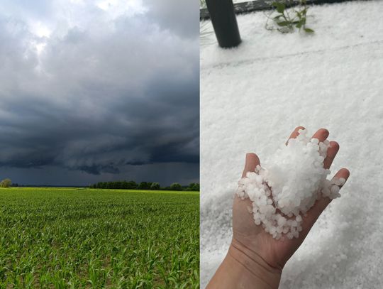 Co to się wczoraj działo w pogodzie!? Grad, nawałnica, tęcza...